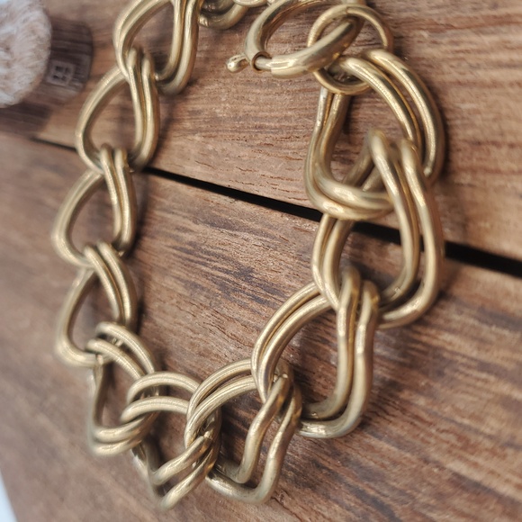 Chicos Gold Tone Chain Link Bracelet B3426 - Picture 3 of 4